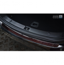 Protector De Paragolpes Carbono Mercedes E-Class W213 Sedan 2016- Rojo-Negro Carbon